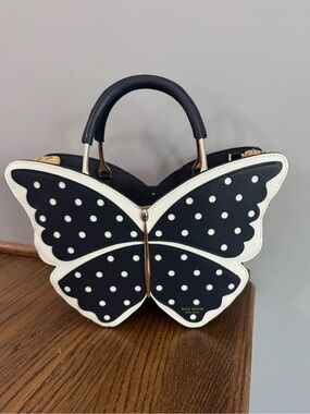 kate spade Wing it Polka Dot Butterfly Top-Handle Bag